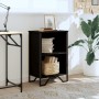 Estantería madera de ingeniería negro 50x31x74,5 cm de , Librerías y estanterías - Ref: Foro24-848599, Precio: 38,79 €, Descu...