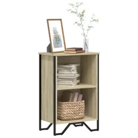 Estantería madera de ingeniería roble Sonoma 50x31x74,5 cm de , Librerías y estanterías - Ref: Foro24-848600, Precio: 37,33 €...