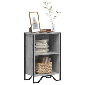 Estantería madera de ingeniería gris Sonoma 50x31x74,5 cm de , Librerías y estanterías - Ref: Foro24-848602, Precio: 38,15 €,...