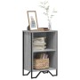 Estantería madera de ingeniería gris Sonoma 50x31x74,5 cm de , Librerías y estanterías - Ref: Foro24-848602, Precio: 38,89 €,...