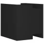 Engineered wood black bedside table 45x50x50 cm by , Nightstands - Ref: Foro24-848277, Price: 55,87 €, Discount: %