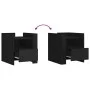 Mesita de noche madera de ingeniería negro 45x50x50 cm de , Mesitas de noche - Ref: Foro24-848277, Precio: 55,87 €, Descuento: %