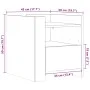 Mesita de noche madera de ingeniería negro 45x50x50 cm de , Mesitas de noche - Ref: Foro24-848277, Precio: 55,87 €, Descuento: %