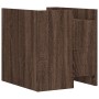 Mesita de noche madera de ingeniería roble marrón 45x50x50 cm de , Mesitas de noche - Ref: Foro24-848282, Precio: 57,33 €, De...
