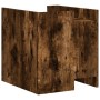 Mesita de noche madera de ingeniería roble ahumado 45x50x50 cm de , Mesitas de noche - Ref: Foro24-848280, Precio: 55,21 €, D...