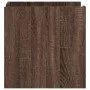 Mesita de noche madera de ingeniería roble marrón 45x50x50 cm de , Mesitas de noche - Ref: Foro24-848289, Precio: 57,37 €, De...