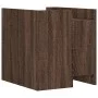 Mesita de noche madera de ingeniería roble marrón 45x50x50 cm de , Mesitas de noche - Ref: Foro24-848289, Precio: 57,37 €, De...