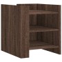 Mesita de noche madera de ingeniería roble marrón 45x50x50 cm de , Mesitas de noche - Ref: Foro24-848296, Precio: 46,61 €, De...