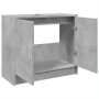 Armario de lavabo madera ingeniería gris hormigón 63x29x55 cm de , Muebles de baño - Ref: Foro24-848097, Precio: 49,39 €, Des...