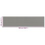 Toldo para balcón HDPE 120x500 cm gris antracita y blanco de vidaXL, Sombrillas - Ref: Foro24-310858, Precio: 13,27 €, Descue...