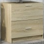 Armario de lavabo madera de ingeniería roble Sonoma 59x37x59 cm de , Muebles de baño - Ref: Foro24-848110, Precio: 72,68 €, D...