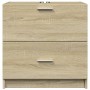 Armario de lavabo madera de ingeniería roble Sonoma 59x37x59 cm de , Muebles de baño - Ref: Foro24-848110, Precio: 72,68 €, D...