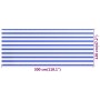 Toldo para balcón HDPE azul y blanco 120x300 cm de vidaXL, Sombrillas - Ref: Foro24-310892, Precio: 17,25 €, Descuento: %
