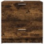 Armario de lavabo madera ingeniería roble ahumado 59x37x59 cm de , Muebles de baño - Ref: Foro24-848112, Precio: 74,08 €, Des...