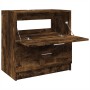 Armario de lavabo madera ingeniería roble ahumado 59x37x59 cm de , Muebles de baño - Ref: Foro24-848112, Precio: 74,08 €, Des...