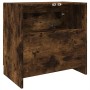 Armario de lavabo madera ingeniería roble ahumado 59x37x59 cm de , Muebles de baño - Ref: Foro24-848112, Precio: 74,08 €, Des...