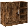 Armario de lavabo madera ingeniería roble ahumado 63x29x55 cm de , Muebles de baño - Ref: Foro24-848133, Precio: 53,94 €, Des...
