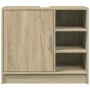 Armario de lavabo madera de ingeniería roble Sonoma 63x29x55 cm de , Muebles de baño - Ref: Foro24-848131, Precio: 54,81 €, D...