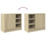 Armario de lavabo madera de ingeniería roble Sonoma 63x29x55 cm de , Muebles de baño - Ref: Foro24-848131, Precio: 54,81 €, D...