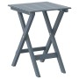 Silla mecedora con mesa plegable madera maciza de álamo gris de , Mecedoras - Ref: Foro24-3281258, Precio: 138,71 €, Descuent...
