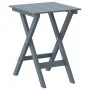 Silla mecedora con mesa plegable madera maciza de álamo gris de , Mecedoras - Ref: Foro24-3281258, Precio: 134,13 €, Descuent...
