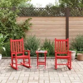 Mecedoras para niños 2 uds madera maciza de álamo rojas de , Mecedoras - Ref: Foro24-3281597, Precio: 141,46 €, Descuento: %