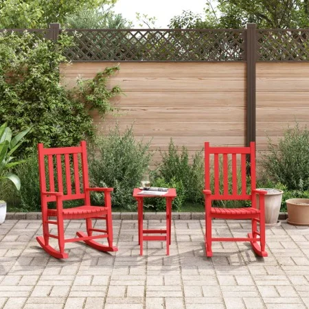 Mecedoras para niños 2 uds madera maciza de álamo rojas de , Mecedoras - Ref: Foro24-3281597, Precio: 141,46 €, Descuento: %