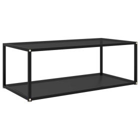 Mesa de centro vidrio templado negro 100x50x35 cm en Mesas de centro | Comprar online en Foru.es