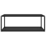 Mesa de centro vidrio templado negro 100x50x35 cm en Mesas de centro | Comprar online en Foru.es