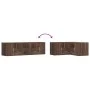 Mueble de esquina madera ingeniería marrón roble 160x40x45 cm de , Armarios y almacenamiento - Ref: Foro24-3307825, Precio: 1...