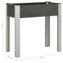 Mesa de cultivo para jardín WPC gris 75x40x75 cm de vidaXL, Maceteros y jardineras - Ref: Foro24-149010, Precio: 62,87 €, Des...