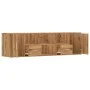 Mueble de esquina madera ingeniería roble artisian 160x40x45 cm de , Armarios y almacenamiento - Ref: Foro24-3307827, Precio:...