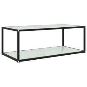 Mesa de centro vidrio templado blanco 100x50x35 cm en Mesas de centro | Comprar online en Foru.es