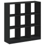 Estantería de madera de ingeniería negra 102x32x108 cm de , Librerías y estanterías - Ref: Foro24-3307838, Precio: 93,50 €, D...