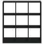 Estantería de madera de ingeniería negra 102x32x108 cm de , Librerías y estanterías - Ref: Foro24-3307838, Precio: 93,50 €, D...