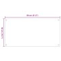 Salpicaderos de cocina 2 uds vidrio templado blanco 80x50 cm de , Herramientas y utensilios de cocina - Ref: Foro24-3315787, ...