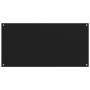Salpicaderos de cocina 2 uds vidrio templado negro 80x40 cm de , Herramientas y utensilios de cocina - Ref: Foro24-3315798, P...