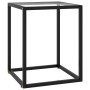 Mesa de centro con vidrio templado negra 40x40x50 cm en Mesas de centro | Comprar online en Foru.es
