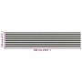 Toldo para balcón HDPE 120x600 cm gris antracita y blanco de vidaXL, Sombrillas - Ref: Foro24-310859, Precio: 19,78 €, Descue...