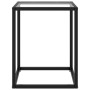 Mesa de centro con vidrio templado negra 40x40x50 cm en Mesas de centro | Comprar online en Foru.es