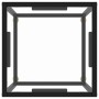 Mesa de centro con vidrio templado negra 40x40x50 cm en Mesas de centro | Comprar online en Foru.es