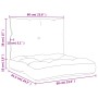 Cojines para palets 2 unidades tela gris antracita de , Cojines para sillas y sofás - Ref: Foro24-360834, Precio: 49,89 €, De...