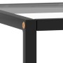 Mesa de centro con vidrio templado negra 40x40x50 cm en Mesas de centro | Comprar online en Foru.es