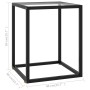 Mesa de centro con vidrio templado negra 40x40x50 cm en Mesas de centro | Comprar online en Foru.es
