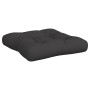 Cojines para palets 2 unidades tela negro de , Cojines para sillas y sofás - Ref: Foro24-360841, Precio: 52,72 €, Descuento: %