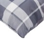 Cojines para palets 2 unidades tela a cuadros gris de , Cojines para sillas y sofás - Ref: Foro24-360848, Precio: 40,80 €, De...
