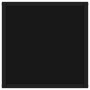 Mesa de centro negra con vidrio negro 40x40x50 cm en Mesas de centro | Comprar online en Foru.es