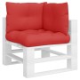 Cojines para palets 3 unidades tela rojo de , Cojines para sillas y sofás - Ref: Foro24-360862, Precio: 40,73 €, Descuento: %