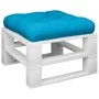 Cojín para sofá de palets de tela azul 50x50x12 cm de , Cojines para sillas y sofás - Ref: Foro24-360429, Precio: 21,78 €, De...