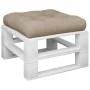 Cojín para sofá de palets de tela gris taupé 60x60x12 cm de , Cojines para sillas y sofás - Ref: Foro24-360455, Precio: 31,04...